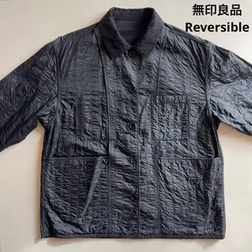 무인양품 리버서블 퀼트 자켓 M 사이즈 MUJI Labo [ 양호 ]