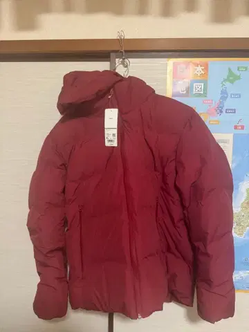 UNIQLO 레드 다운 자켓 XL