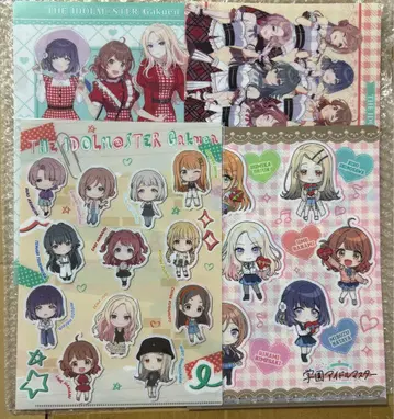 학원 아이돌 마스터 학마스 클리어 파일 기타 굿즈 묶음 판매