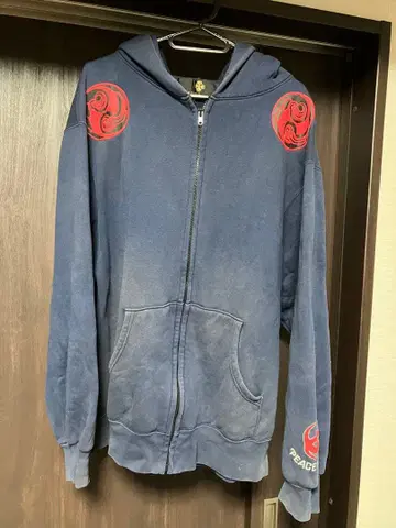 PEACE MAKER 네이비 후드티