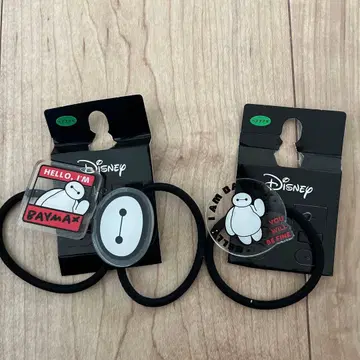 베이맥스 아크릴 머리끈 3개 세트 디즈니 BAYMAX