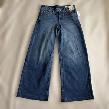 [새상품] Gap 로우라이즈 스트라이드 와이드 데님 26