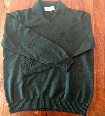 [ 새상품급 ] TOMORROWLAND tricot 다크 그린 울 니트