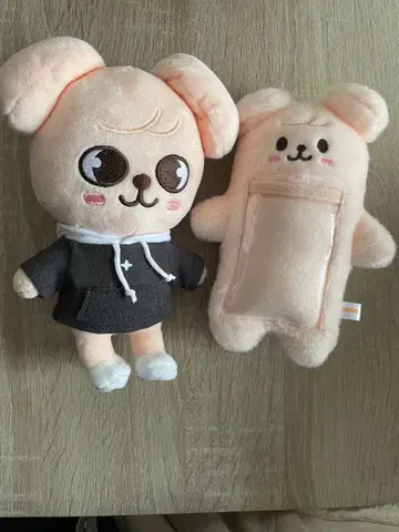 StrayKids 퍼핌 봉제 인형+트레이딩 카드 수납 세트