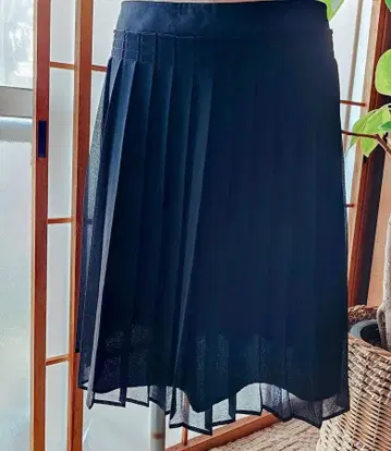 BENETTON 조젯 플리츠 스커트 이탈리아 사이즈 42