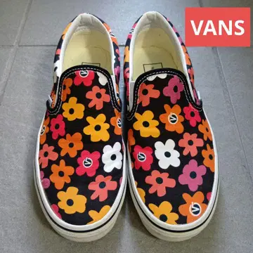 VANS 꽃무늬 슬립온 꽃무늬 스니커즈 오샤레스니커즈