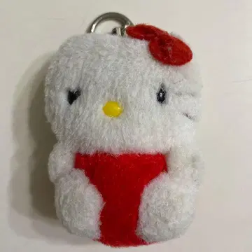 헬로키티 봉제 인형 키링 약 8cm