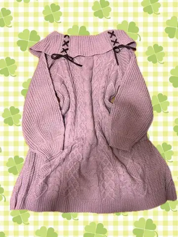 모리걸 엑시즈팜 니트 원피스