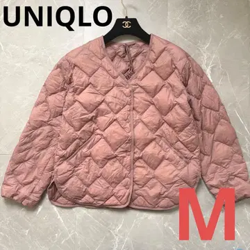 유니클로 퀼팅 노카라 울트라 다운 자켓