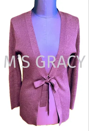 [컨디션 최상] M'S GRACY 가디건 사이즈 40 라메