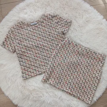 ZARA 트위드 셋업