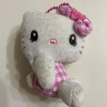 헬로키티 키링 패브릭 소재 약 8cm