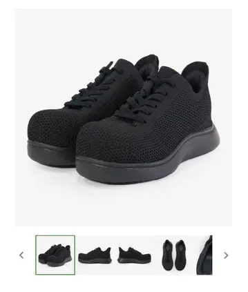 Racbaki 소프트 스니커즈 블랙 XL