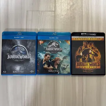 DVD Blu-ray 쥬라기 월드 전 3작품 세트