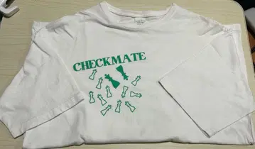 M!LK CHECKMATE T셔츠 화이트 L 사이즈