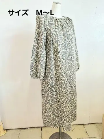 유카타 리메이크 스모크 원피스 핸드메이드 개더 미니 꽃무늬