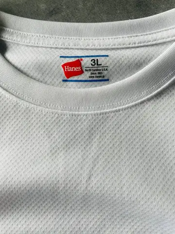 Hanes 3L T셔츠 HM-6704 4장 세트