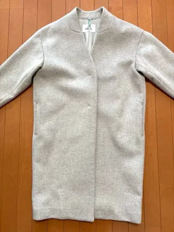 저널 스탠다드 울 노카라 코트 38 SUPER140S