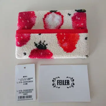 페이러 러브러리 스트로베리 도트 티슈 케이스 미사용 새상품