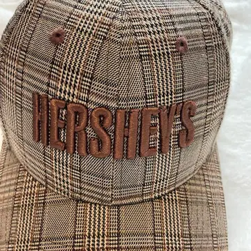 HERSHEY'S 체크 무늬 캡 허쉬즈 아메카지 y2k 그런지