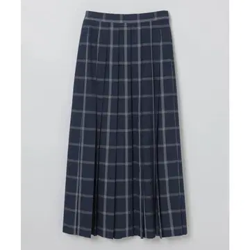 GREY LABEL 플리츠 체크 스커트