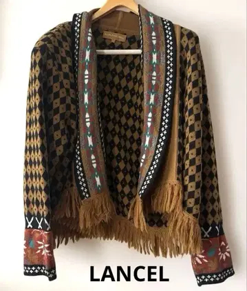 Lancel Paris 란셀 니트 자켓 M 새상품급