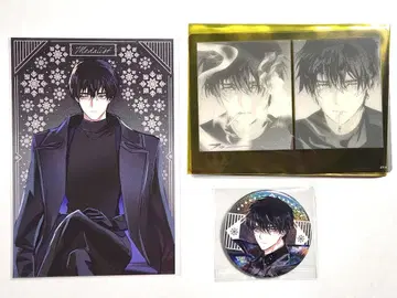 메다리스트전 요타카 준 클리어 카드 캔뱃지 엽서 굿즈 3종 세트