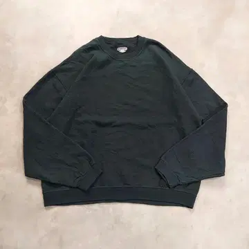 저지 맨투맨 구제 의류 무지 L USA 블랙 블랙 16862