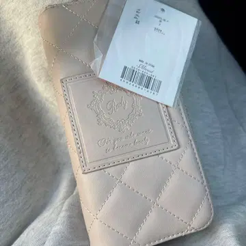 Ready 퀼팅 스마트폰 숄더백 베이지