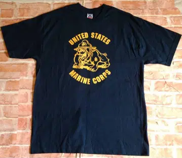 빈티지 US Marine Corps 밀리터리 반팔 티셔츠 USA 네이비