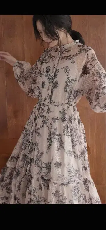 coel 레이스 꽃무늬 원피스