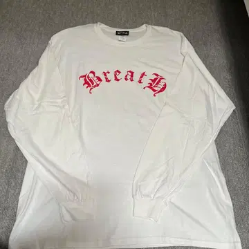 Breath 긴팔 티셔츠 XL 화이트