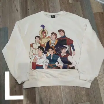 치마지로 micrrid 디즈니 프린스 맨투맨 L 사이즈 트레이닝복