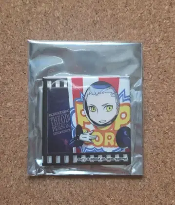 페르소나 Q2 스퀘어 홀로 캔뱃지 테오도어