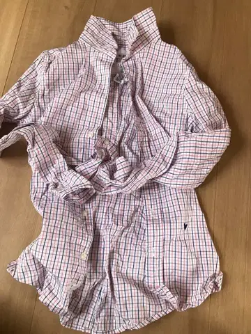 Frank Eileen 체크 무늬 셔츠 T1947