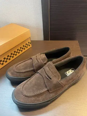 Vans 스웨이드 브라운 로퍼 28cm