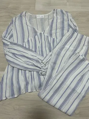 스나이델 홈 더블 거즈 튜닉 롱 팬츠