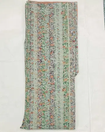 꽃무늬 코몬 이중 기모노