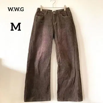 후즈후 갤러리 코듀로이 커브 팬츠 M 브라운 봄/가을 067