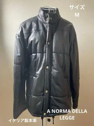 빈티지 A NORMA DELLA LEGGE 가죽 자켓 M 사이즈