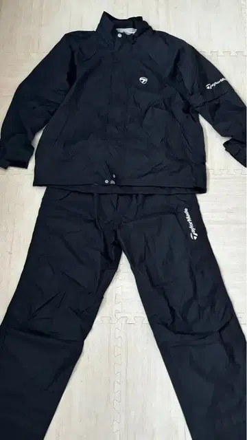 테일러메이드 우비 셋업 블랙 L