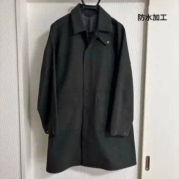 DESCENTE 다크 그레이 스텐카라 코트