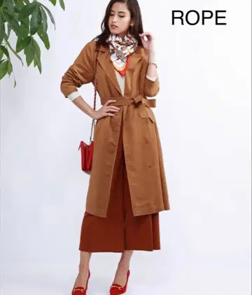 ROPE 페이크 스웨이드 코트