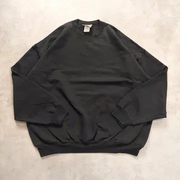 Hanes 헤인즈 맨투맨 구제 의류 무지 90s XL 블랙 16865