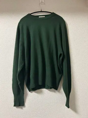 [레어] LINFORD 짙은 녹색 니트 캐시미어 100