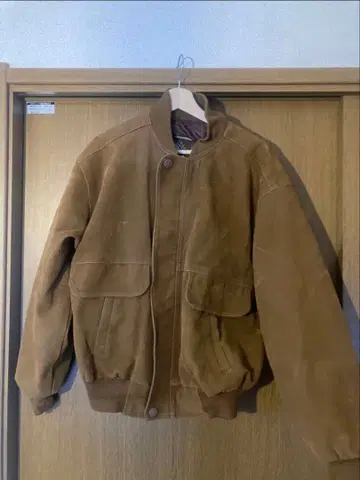 빈티지 브라운 스웨이드 자켓 블루종