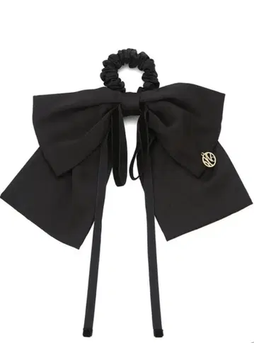 Snidel HOME(스나이델 홈) 빅 리본 스크런치 블랙