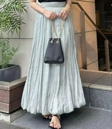 anuans 벌룬 플레어 스커트 SMALL 민트 새상품급