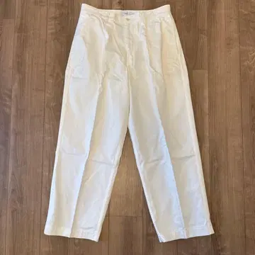 Graphpaper 그라프 페이퍼 화이트 치노 팬츠 코튼 소재