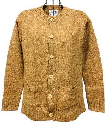 Charpentier de vaisseau 둥근넥 가디건 울 100